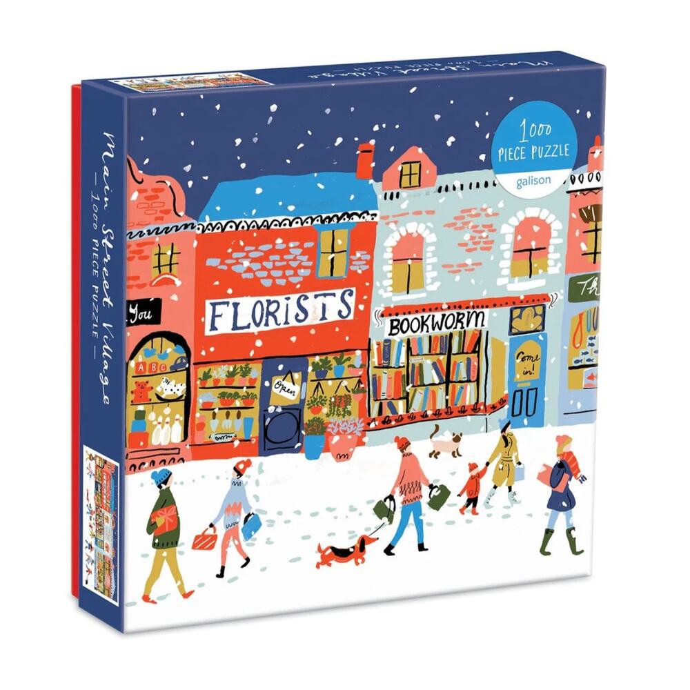 Galison Main Street Village 1000 Piece Jigsaw Puzzle